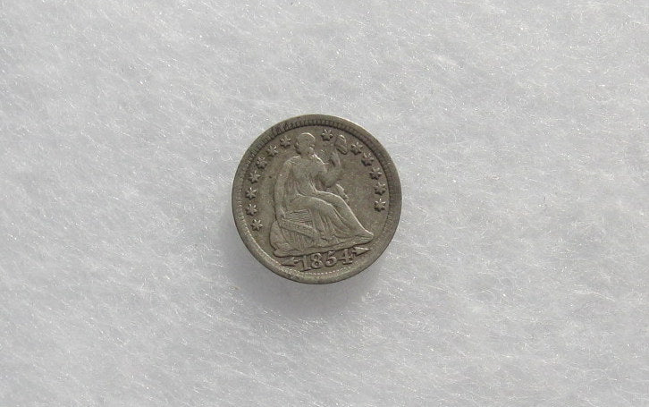 1854 Arrows Half Dime XF-40 | Of Coins & Crystals