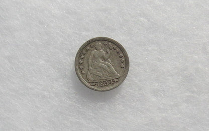 1854 Arrows Half Dime XF-40 | Of Coins & Crystals