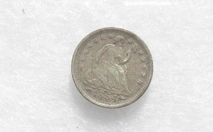 1854 arrows Half Dime VF-20 | Of Coins & Crystals