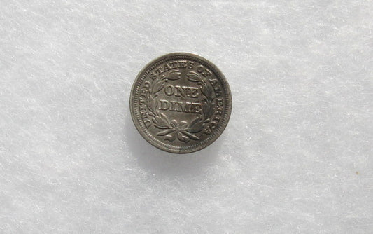 1854 Seated Liberty Dime XF-40 | Of Coins & Crystals
