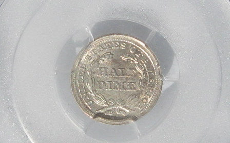 1855 Half Dime PCGS MS-63