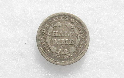 1856-O Half Dime VF-30 | Of Coins & Crystals