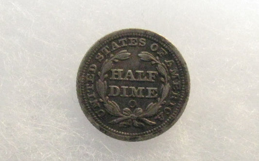 1856-O Half Dime XF-45 | Of Coins & Crystals