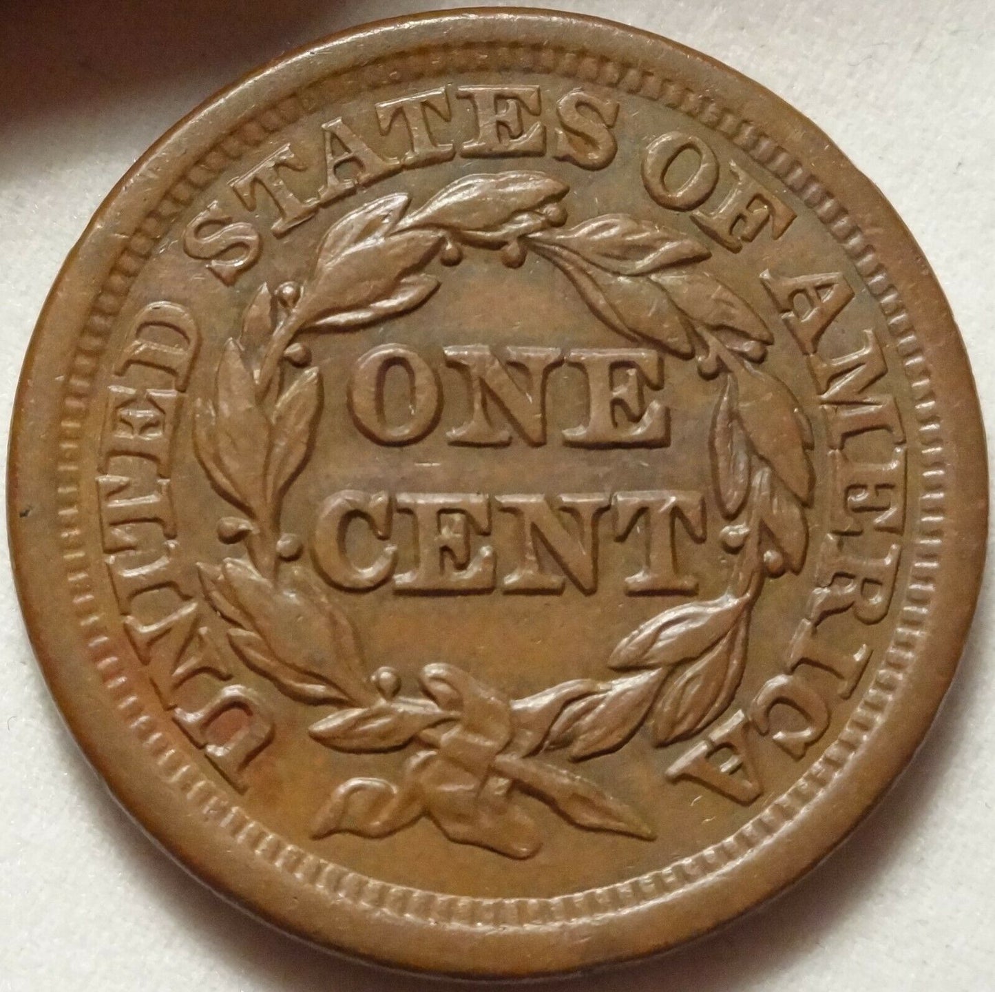 1856 Large Cent AU-58 | Of Coins & Crystals