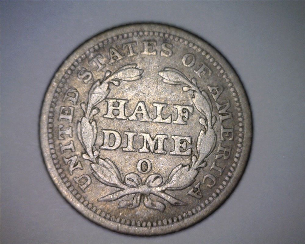 1857 O Half Dime XF-40 | Of Coins & Crystals