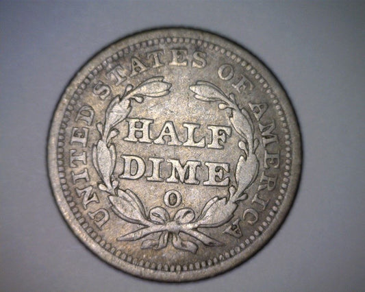 1857 O Half Dime XF-40 | Of Coins & Crystals