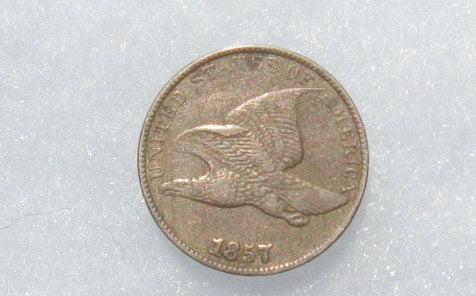 1857 Flying Eagle Cent VF-35 | Of Coins & Crystals