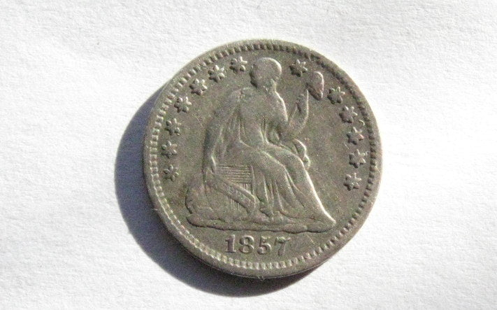 1857 Half Dime VF-20 | Of Coins & Crystals