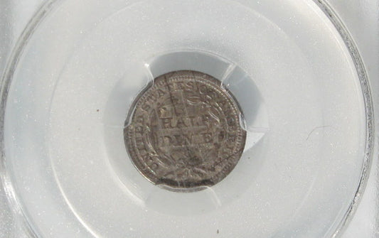 1858O Half Dime PCGS XF40