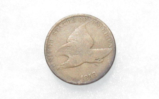 1858 Flying Eagle Cent G-4 | Of Coins & Crystals