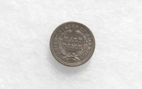 1859 Half Dime AU-50 | Of Coins & Crystals