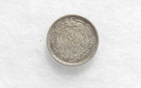 1861 Half Dime AU-50 | Of Coins & Crystals