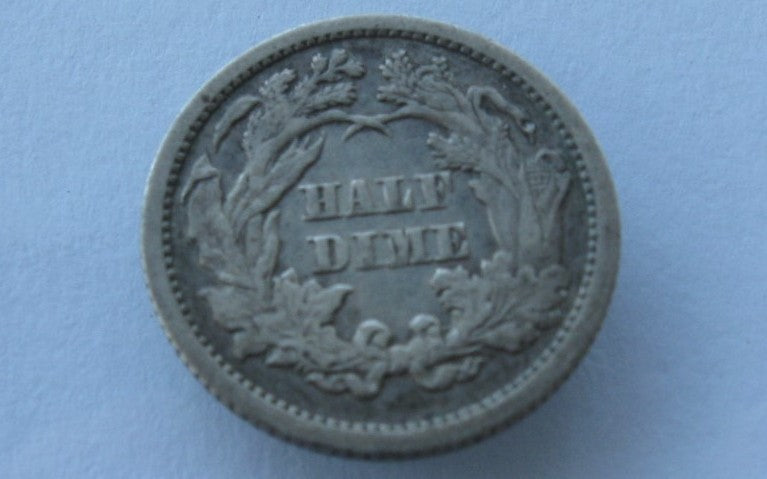 1863 Half Dime Choice VF