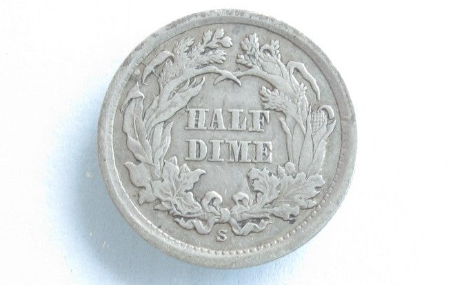 Half Dimes Set of 3 - 1864s, 1865s, 1871s