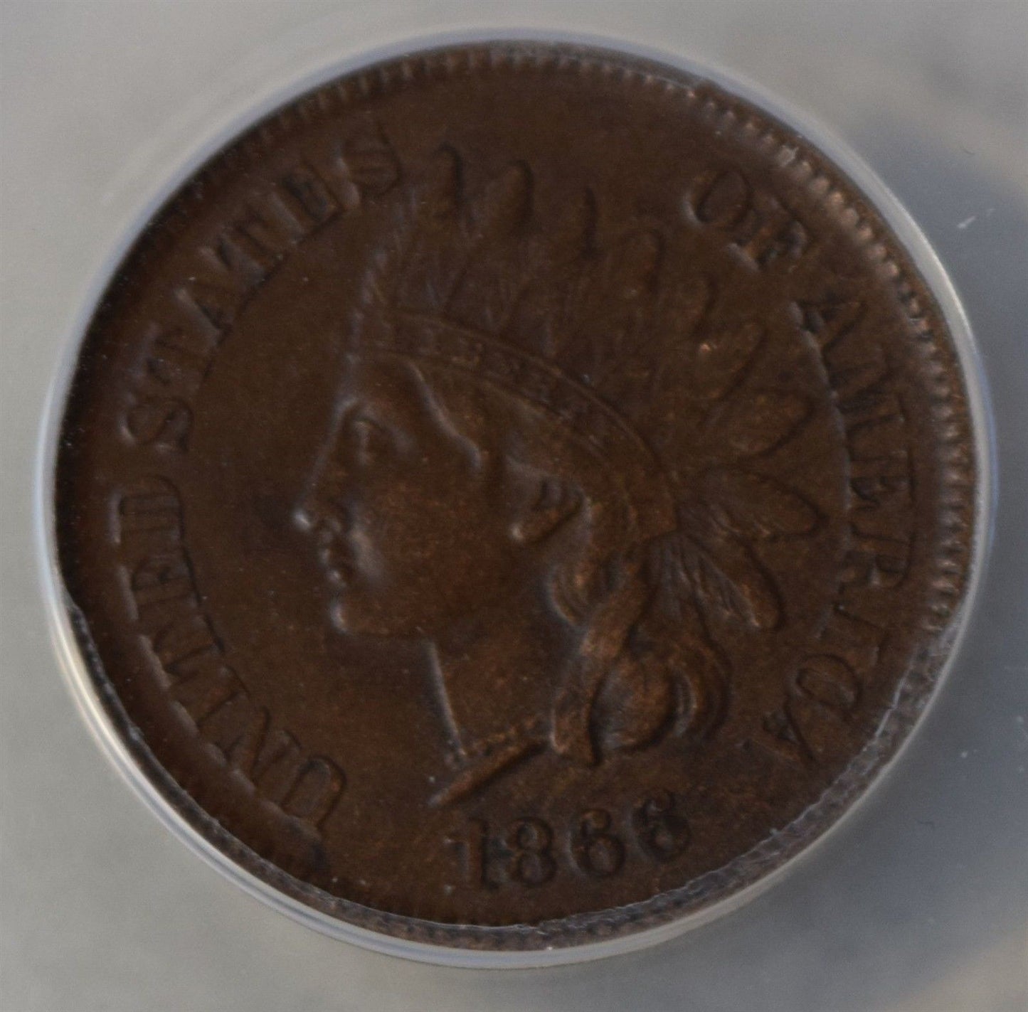 1866 Indian Cent ANACS EF45 | Of Coins & Crystals