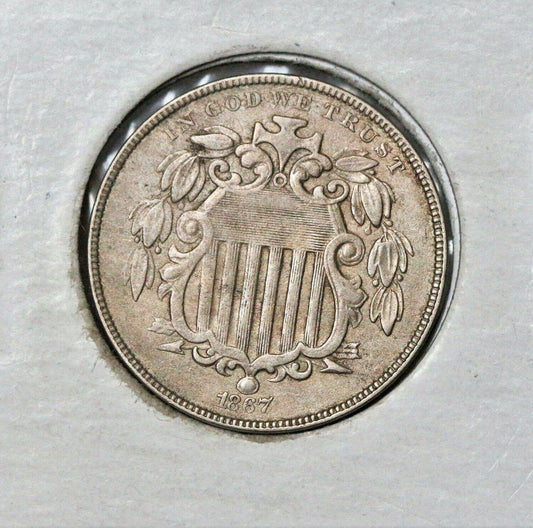 1867 Shield Nickel XF-45 | Of Coins & Crystals