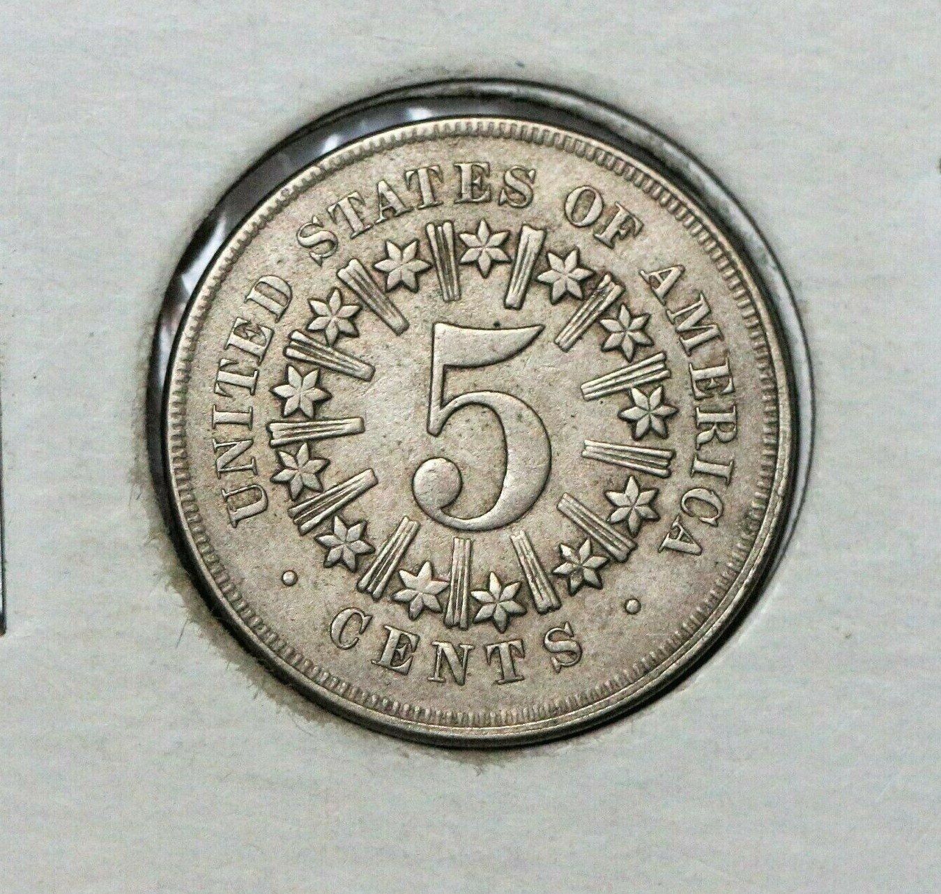 1867 Shield Nickel XF-45 | Of Coins & Crystals