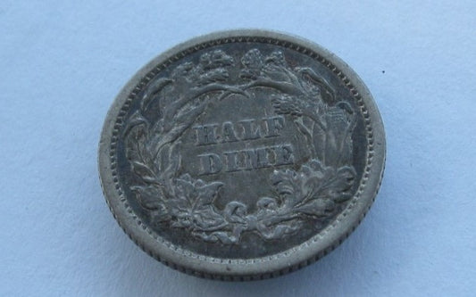 1868 Half Dime Choice VF