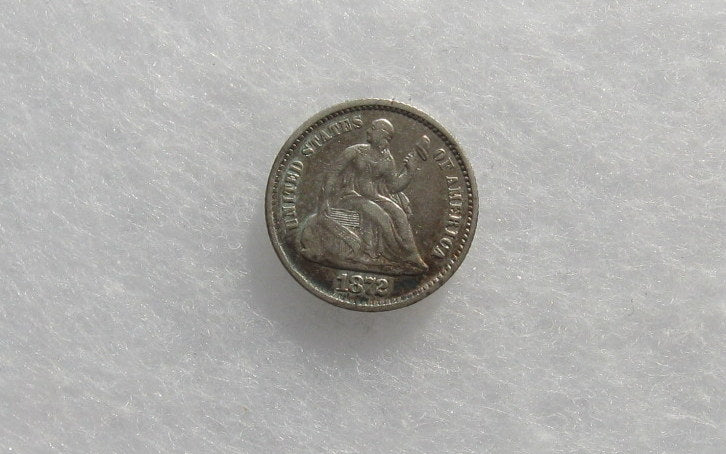1872 Half Dime VF-30 | Of Coins & Crystals