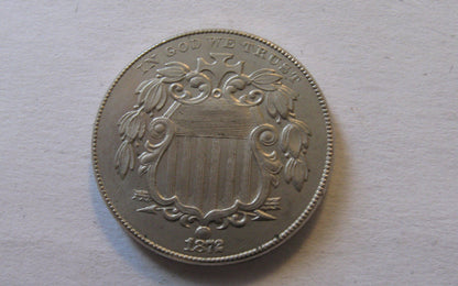 1872 Shield Nickel MS-63 | Of Coins & Crystals