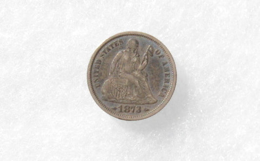 1873 Seated Liberty Dime XF-40 | Of Coins & Crystals