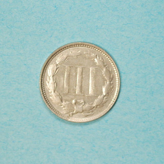 1873 Three Cent Nickel XF-45 | Of Coins & Crystals