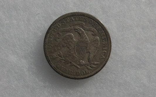 1876 Seated Liberty Quarter VF-30 | Of Coins & Crystals
