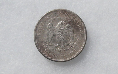 1877-S Trade Dollar MS-60 | Of Coins & Crystals