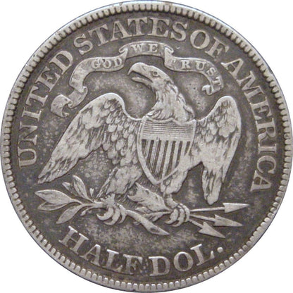1878 Seated Liberty Half Dollar F-12 | Of Coins & Crystals