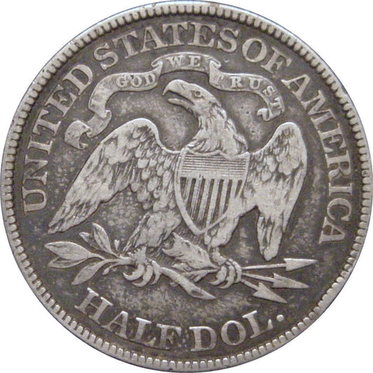 1878 Seated Liberty Half Dollar F-12 | Of Coins & Crystals