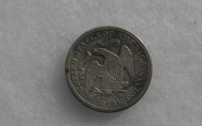 1888-S  Seated Liberty Quarter F-12 | Of Coins & Crystals