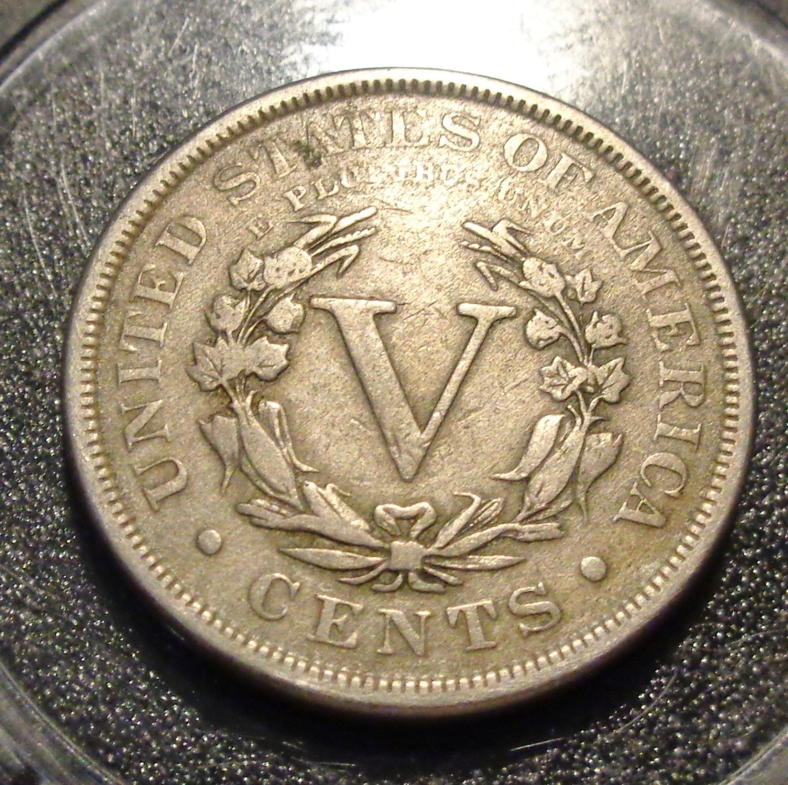 1888 V-Nickel F-15 | Of Coins & Crystals