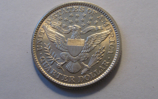 1892 Barber Quarter.  MS-65 | Of Coins & Crystals