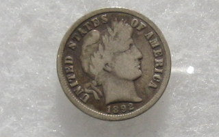 1892S Barber Dime VG | Of Coins & Crystals