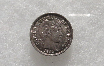 1893 Barber Dime MS-63 | Of Coins & Crystals