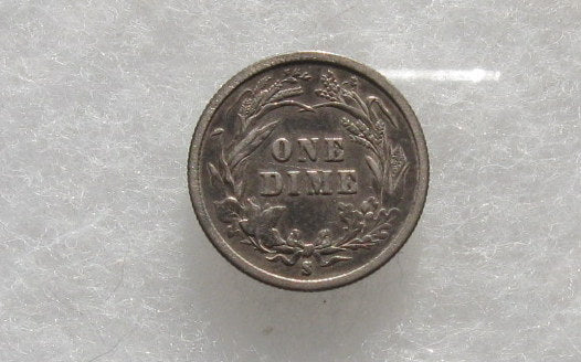 1893S Barber Dime VF-20 | Of Coins & Crystals