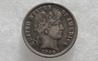 1895 Barber Dime XF-40 | Of Coins & Crystals