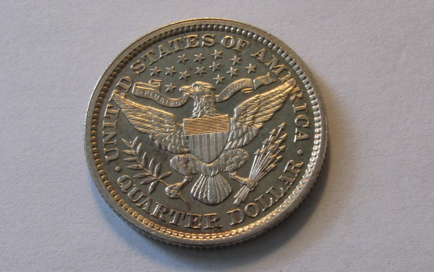 1895 Barber Quarter. PF-63 | Of Coins & Crystals