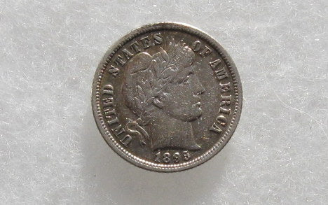 1895S Barber Dime XF-45 | Of Coins & Crystals