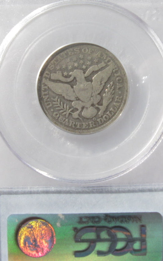 1896-O Barber Quarter PCGS G-6 | Of Coins & Crystals