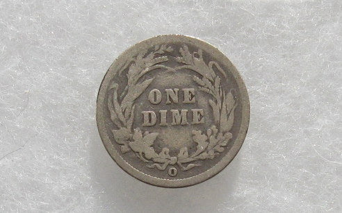 1896O Barber Dime  G-4 | Of Coins & Crystals