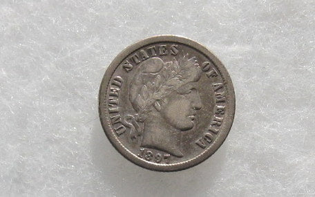 1897O Barber Dime  VF-20 | Of Coins & Crystals