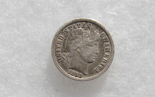 1898S Barber Dime XF-45 | Of Coins & Crystals