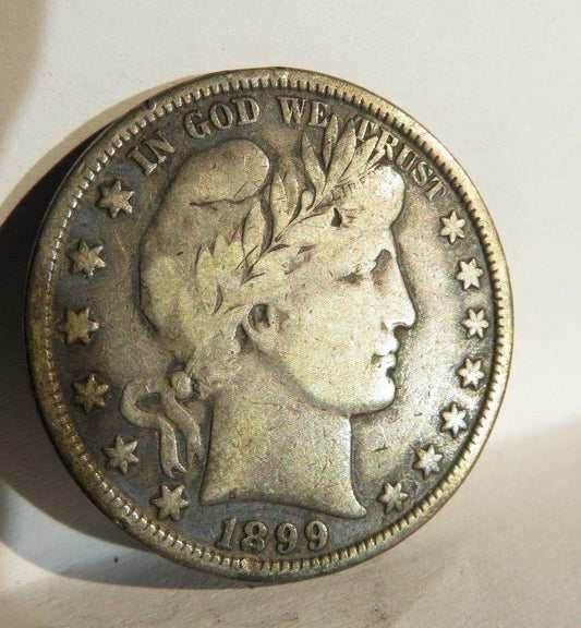 1899 Barber Half Dollar F-15 | Of Coins & Crystals