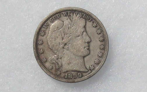 1899-O  Barber Half Dollar F-12 | Of Coins & Crystals