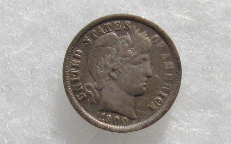 1900 Barber Dime VF-30 | Of Coins & Crystals