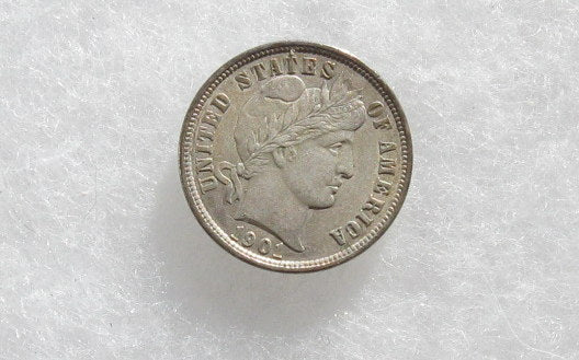 1901 Barber Dime AU-50 | Of Coins & Crystals