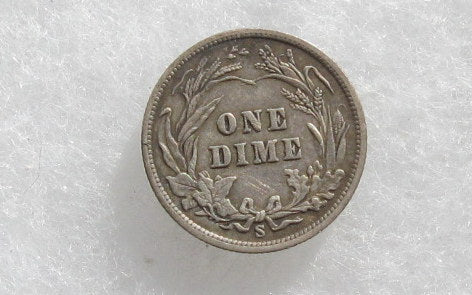 1901S Barber Dime XF-40 | Of Coins & Crystals