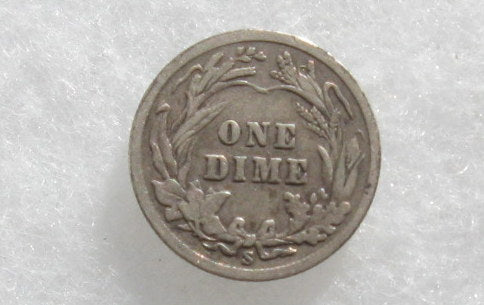 1902S Barber Dime  F-15 | Of Coins & Crystals
