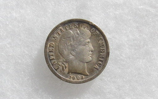 1904 Barber Dime VF-20 | Of Coins & Crystals